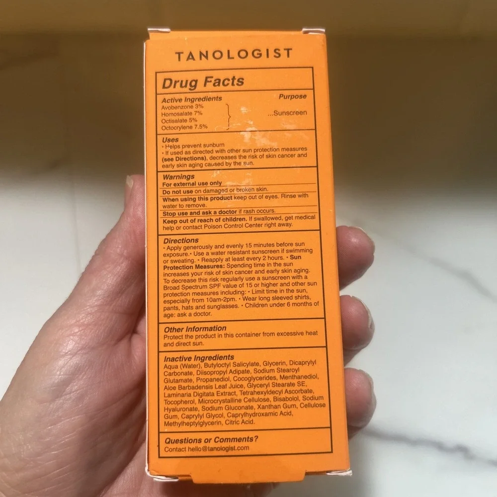 Tanologist Super Shield Face Fluid SPF 30 Broad Spectrum Sunscreen 1.69 oz